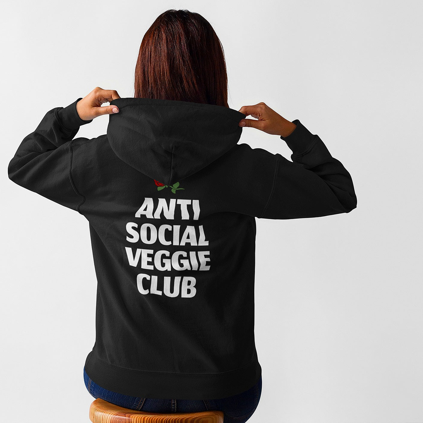 Anti Social Veggie Club - Organic Cotton Hoodie