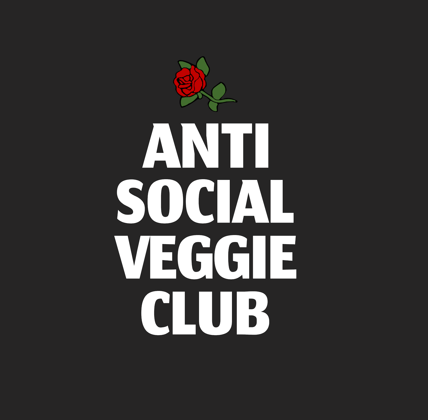 Anti Social Veggie Club - Organic Cotton Hoodie