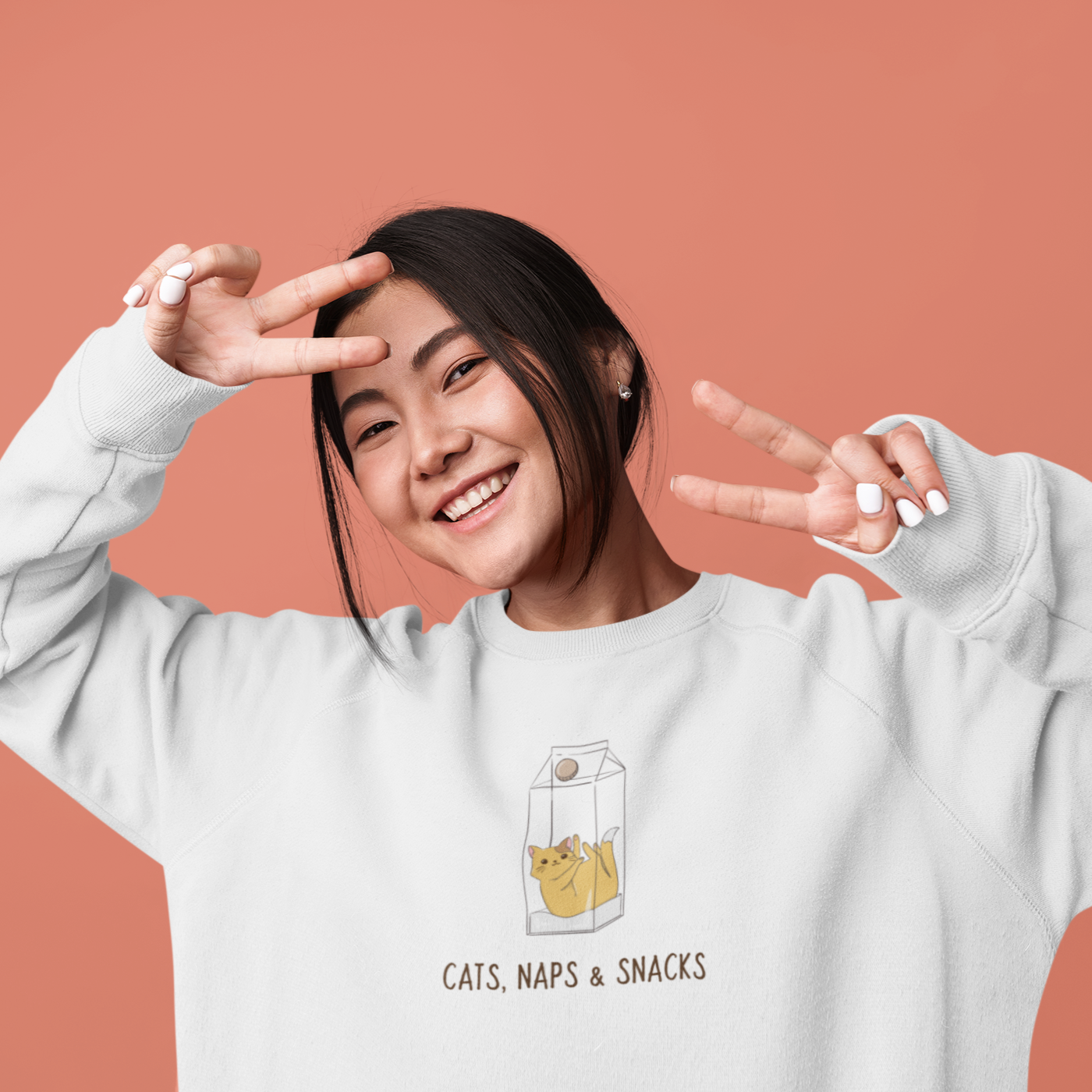 Cats, Naps & Snacks - Organic Unisex Sweatshirt